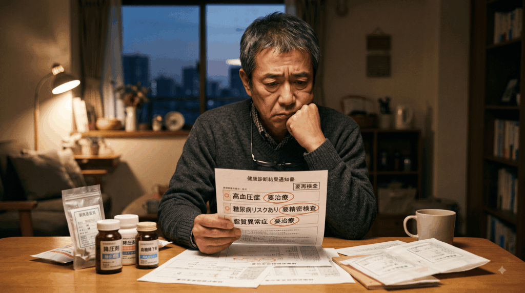 健康診断を見て「このままで大丈夫かな」と漠然とした恐怖を抱えている
